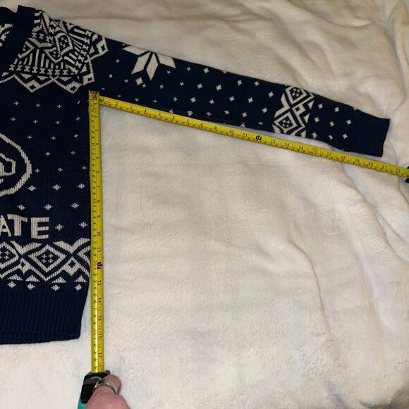 Campus Specialties Penn State Women’s Small Ugly Christmas Sweater V Neck EUC - Picture 8 of 9